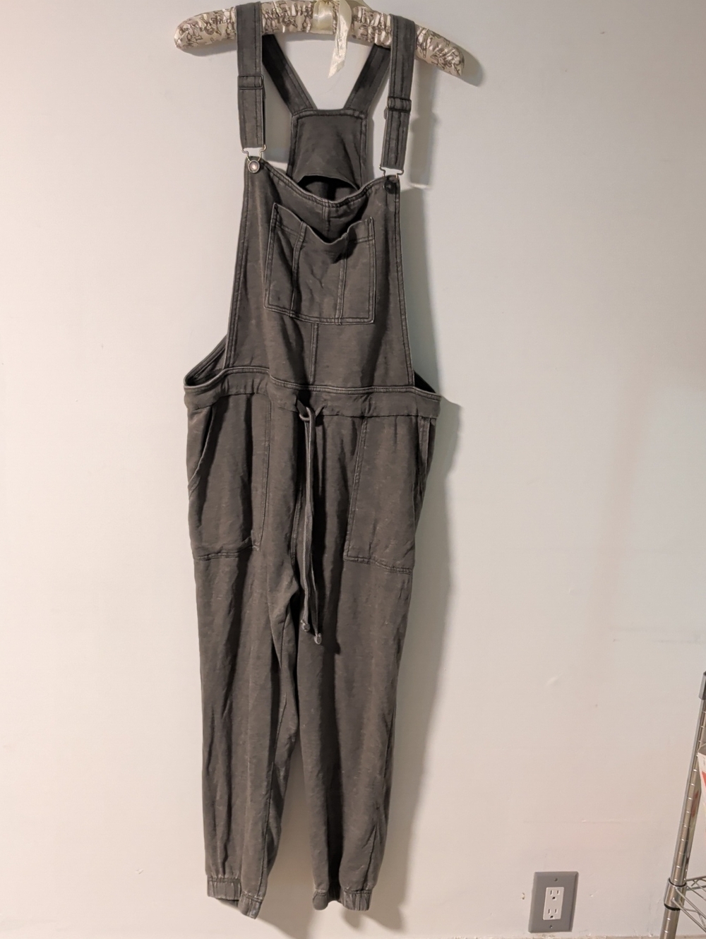 Wildflowers Olive Terry Overalls Joggers